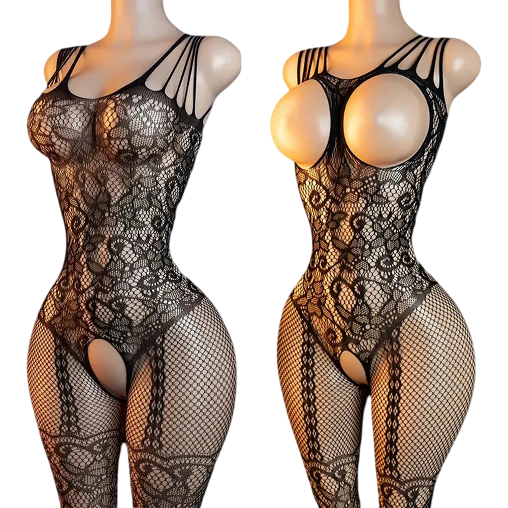 Fishnet Stocking Women - Woman Sexy Lingerie One Piece Erotic