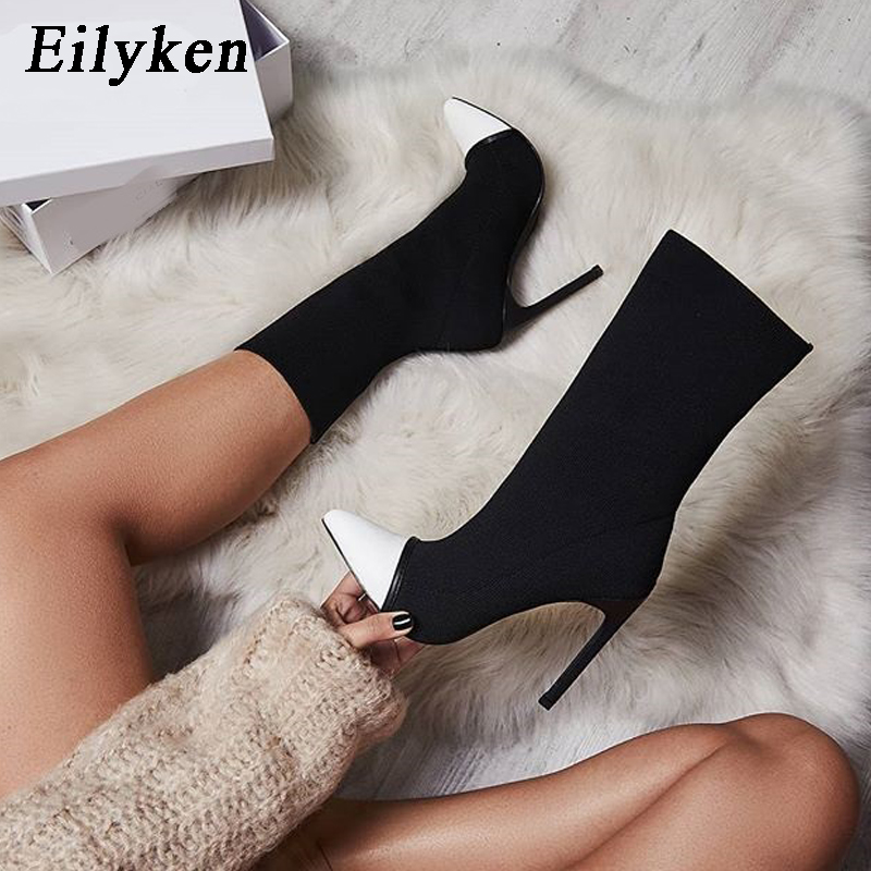 No Show Sock Women - Eilyken Stretch Fabric Short Ankle Boots
