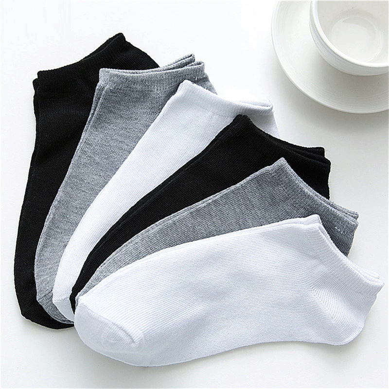 10 Pairs Bulk Black & White No - Ankle Sock Low Cut のレビューと価格