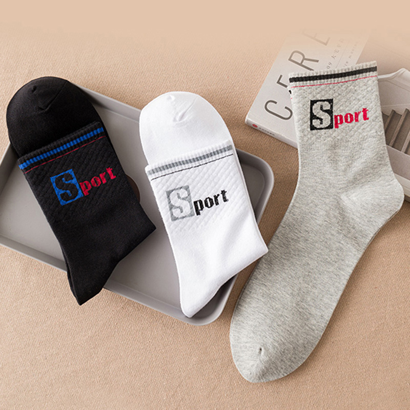 3 Pairs/Pack Big Large Socks E - Cotton Crew Sock Pack のレビューと価格
