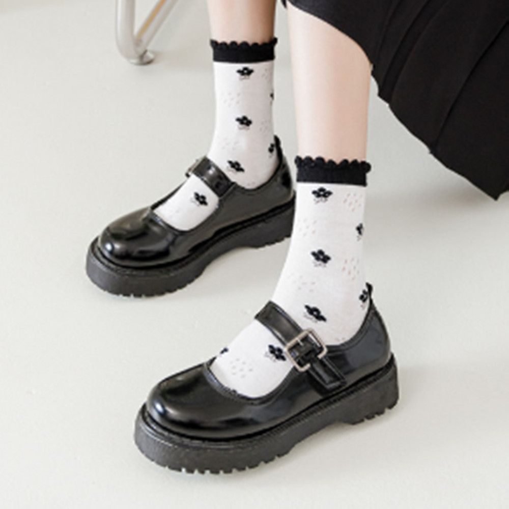 Woman Lace flower short sock t - Invisibility Sock Loafer のレビューと価格