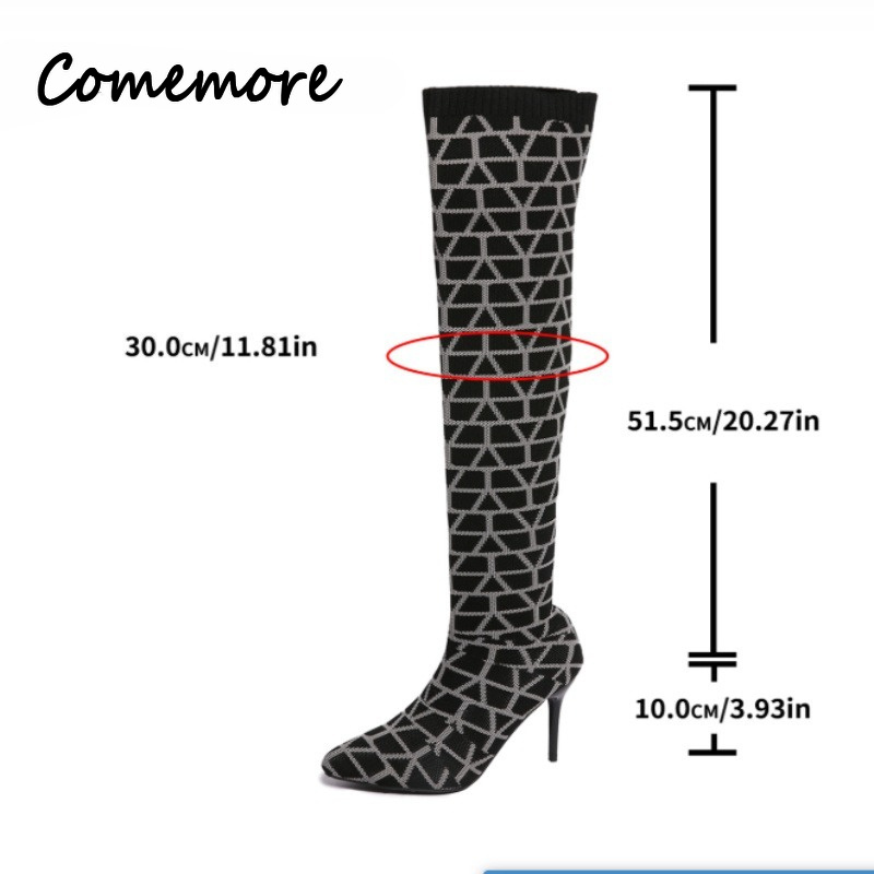 Comemore Women's 2026 Spring A - Knee High Sock Women のレビューと価格