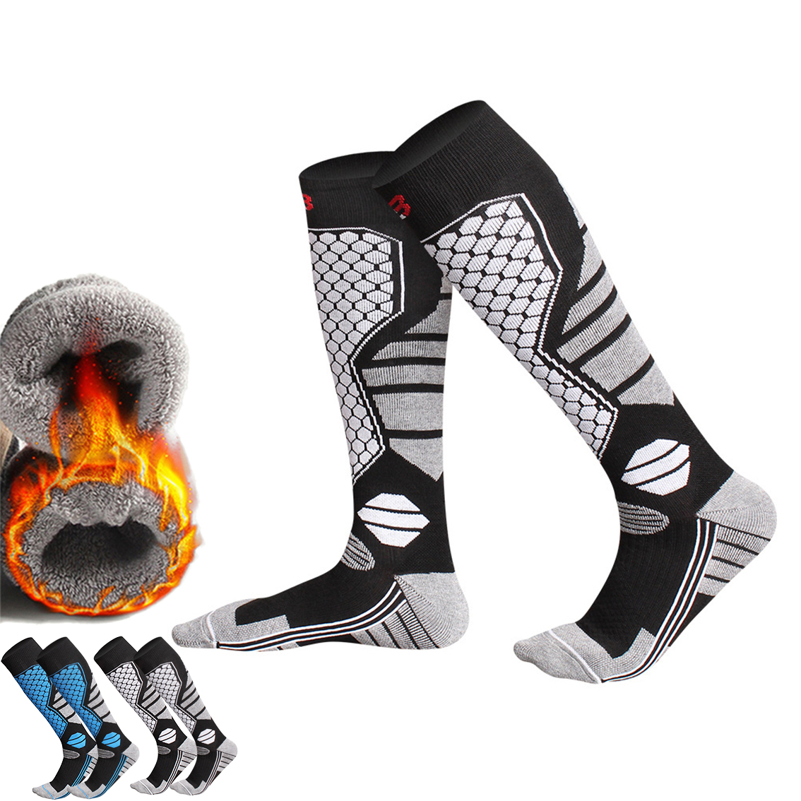 Unisex Snowboard Socks Men Wom - Thermal Sock Winter のレビューと価格
