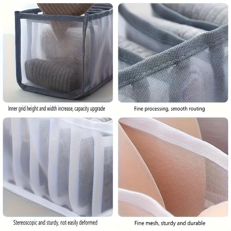 7 Grids Underwear Drawer Organ - Sock Organizer Tray のレビューと価格