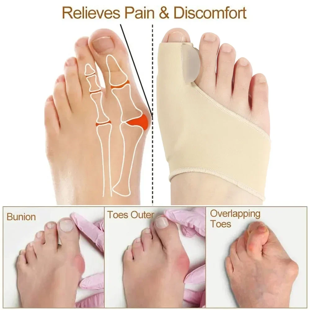 1/2Pair Toe Separator Hallux V - Ankle Brace Sock のレビューと価格
