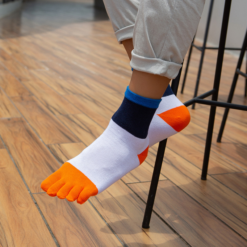 1/5 Pairs Men Five Finger Sock - Toe Sock Split のレビューと価格
