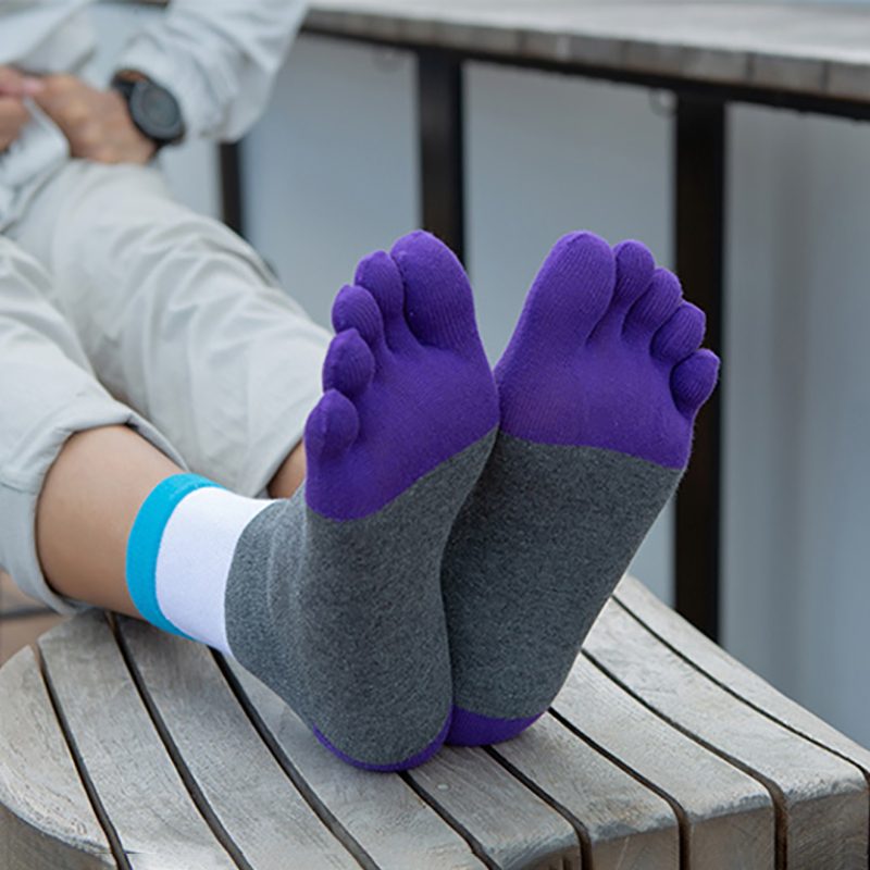 1/5 Pairs Men Five Finger Sock - Toe Sock Split のレビューと価格