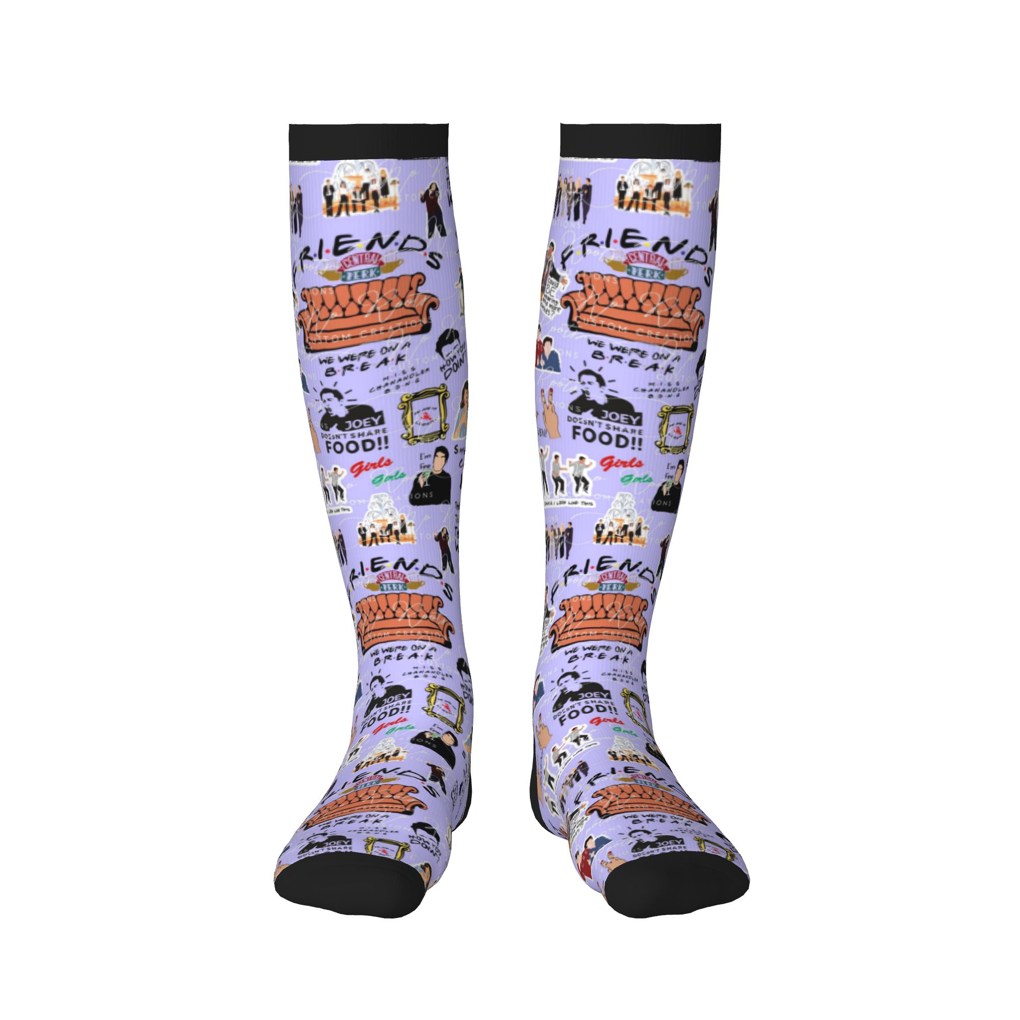 Friends Classic TV Show Men Wo - No Show Sock Women のレビューと価格