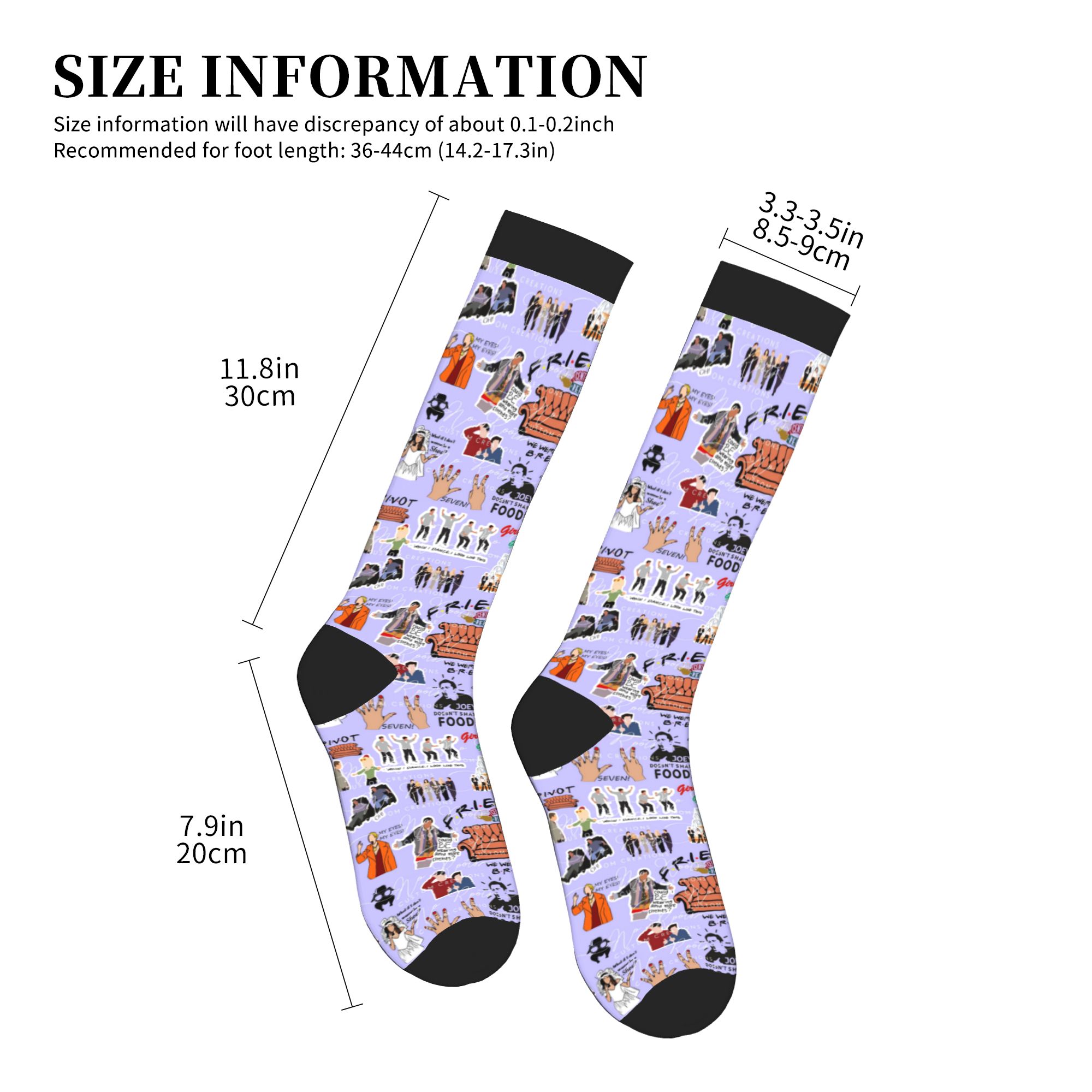 Friends Classic TV Show Men Wo - No Show Sock Women のレビューと価格