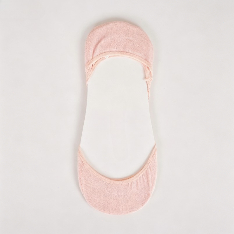 Light Pink Cotton No Show Invi - Invisibility Sock Loafer のレビューと価格