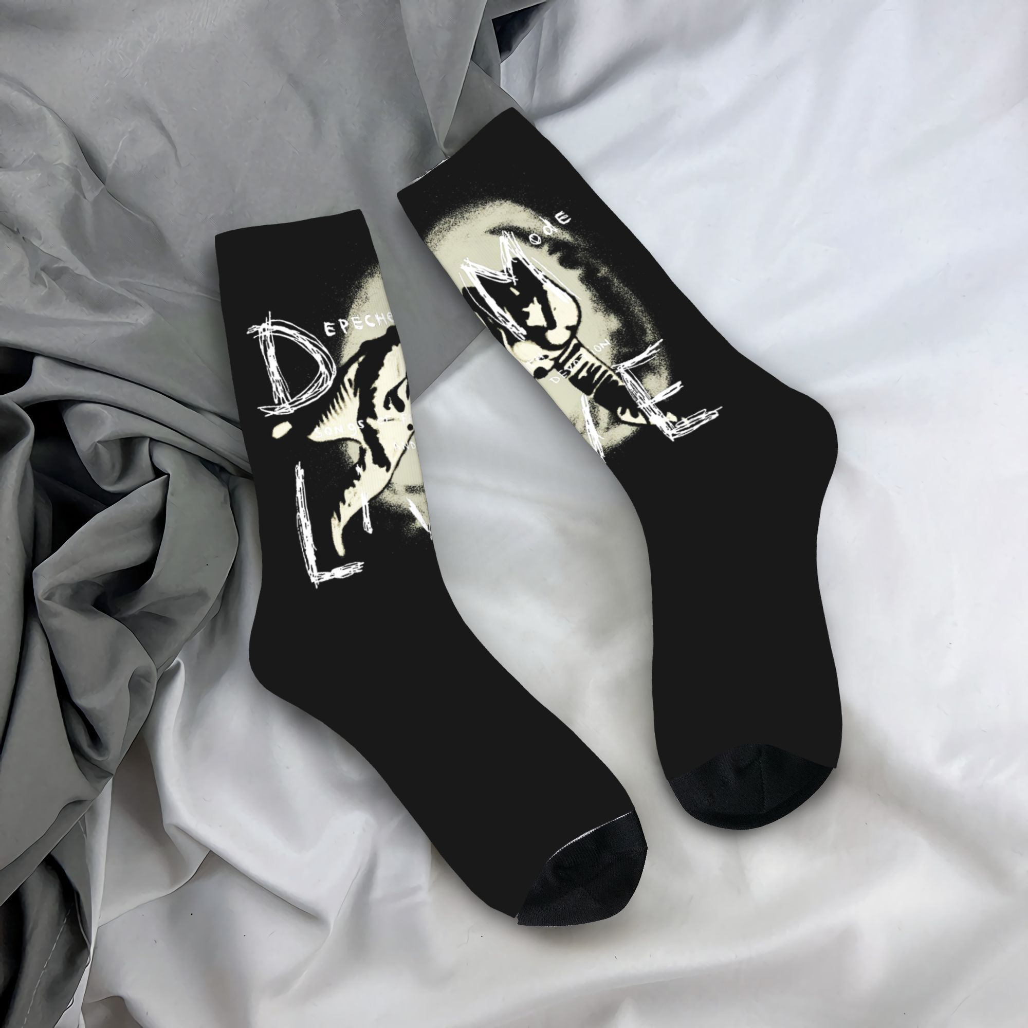 Custom Electronic Rock Depeche - Dress Sock Men のレビューと価格