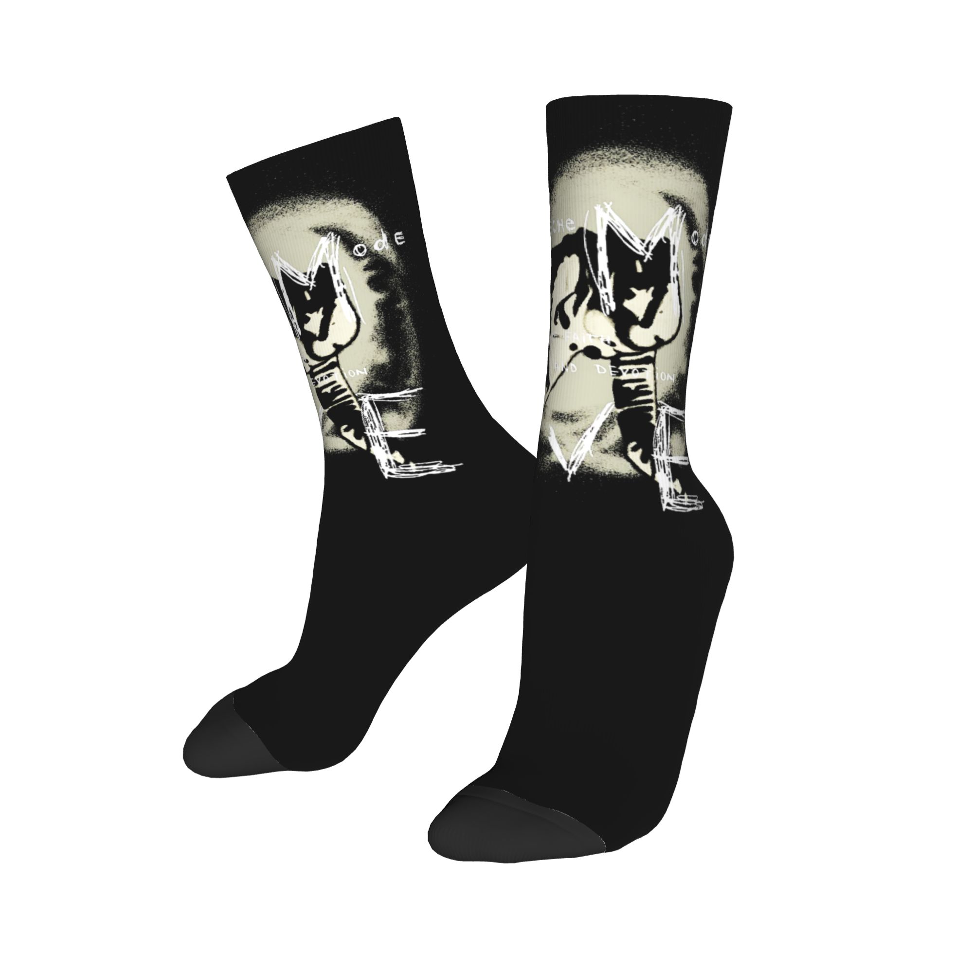 Custom Electronic Rock Depeche - Dress Sock Men のレビューと価格