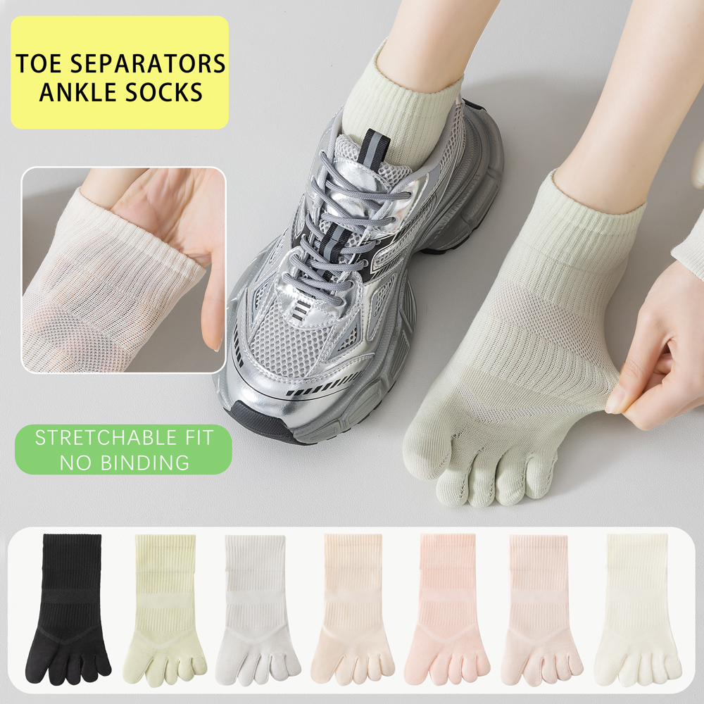 4 pairs Women's Invisible Toe  - Invisibility Sock Loafer のレビューと価格