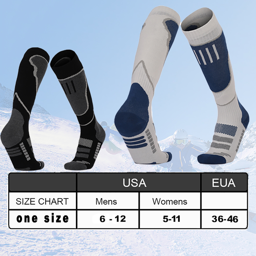 2 Pairs Ski Socks, Cold Weathe - Thermal Sock Winter のレビューと価格
