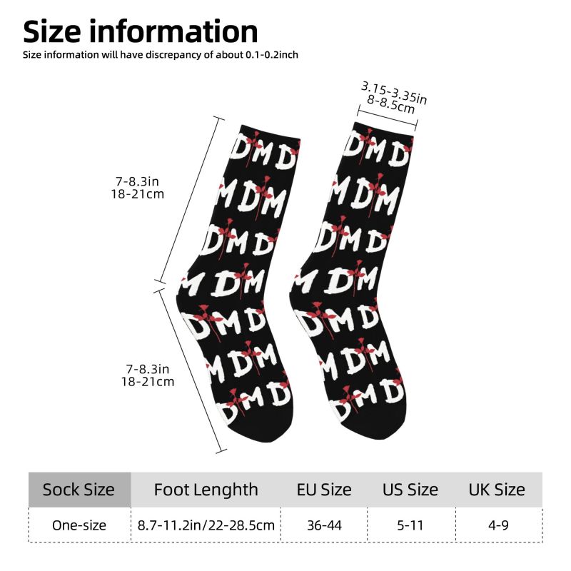 Custom Depeche Mode Mens Crew  - Dress Sock Men のレビューと価格