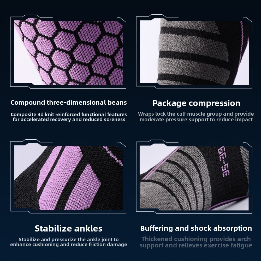 New Thickened Ski Socks Anti-s - Thermal Sock Winter のレビューと価格