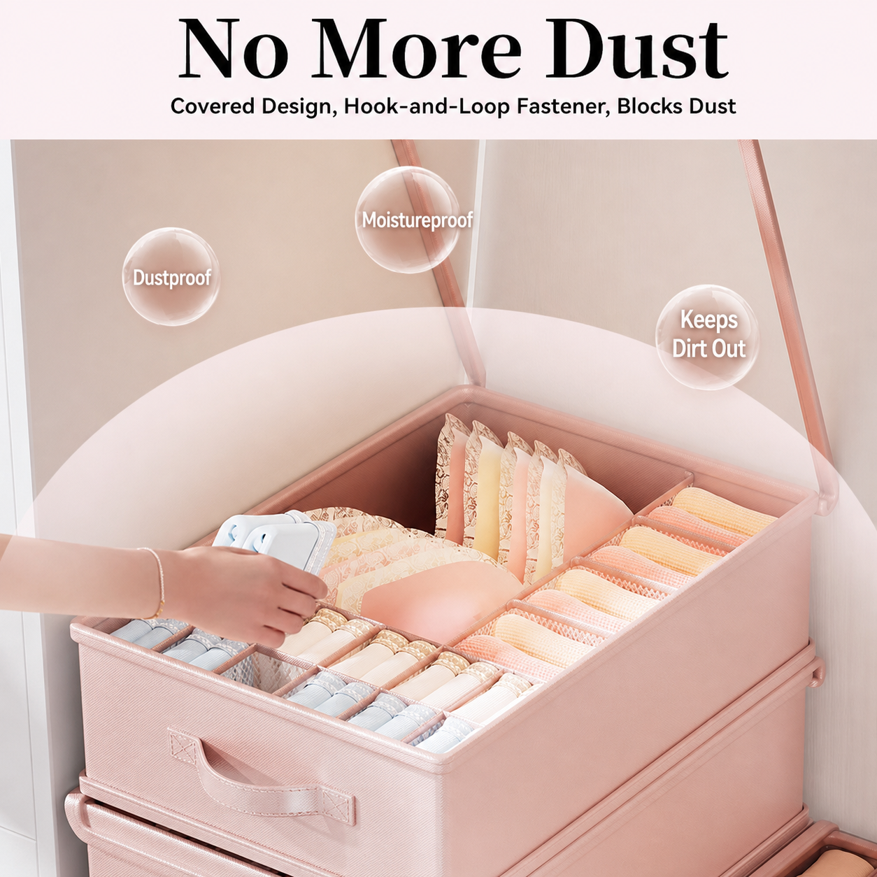 Multi-Grid Underwear Storage B - Sock Organizer Tray のレビューと価格