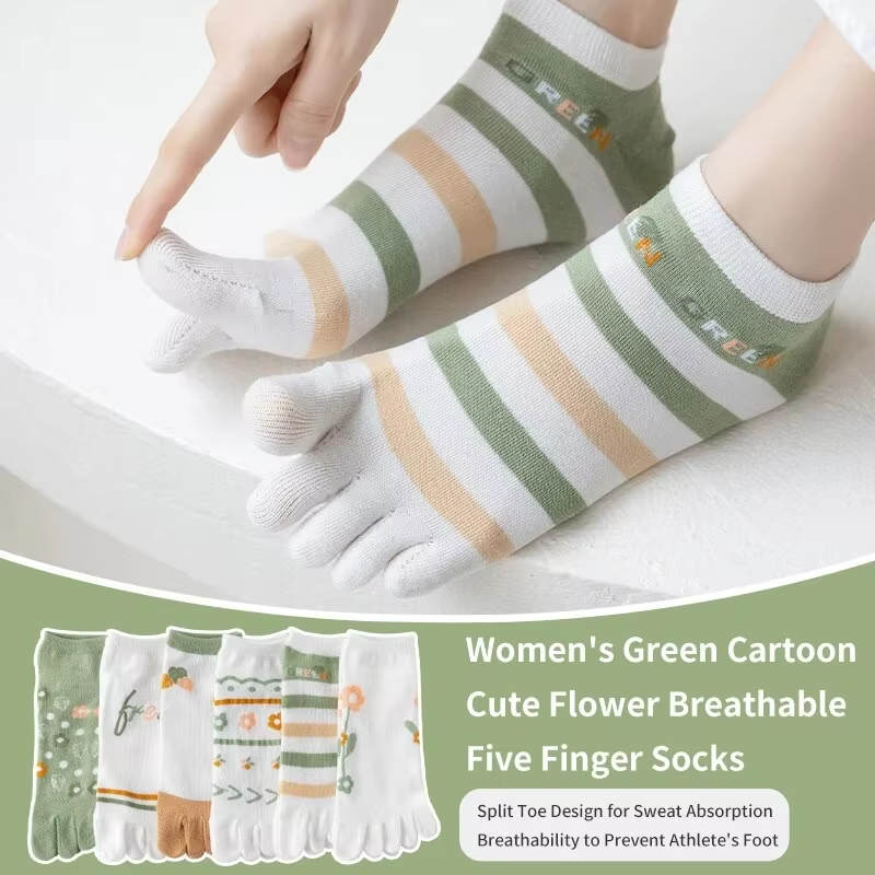 3 Pairs of Women's Spring and  - Toe Sock Split のレビューと価格