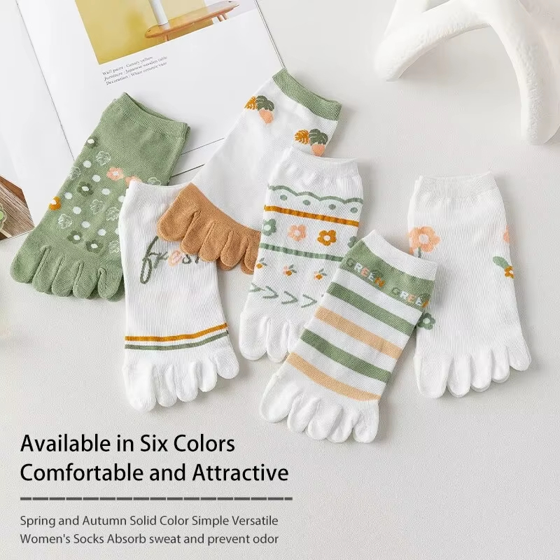 3 Pairs of Women's Spring and  - Toe Sock Split のレビューと価格