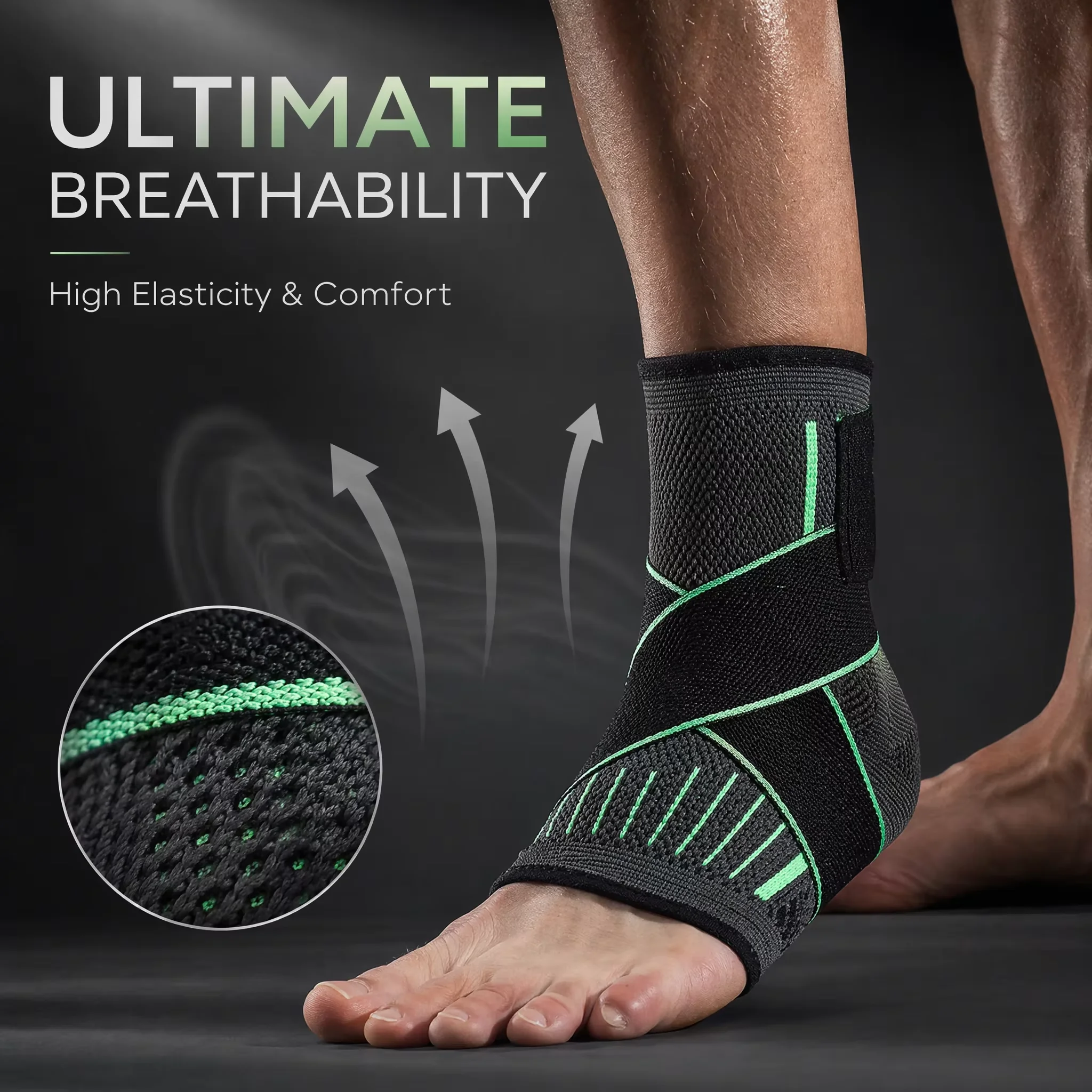 Breathable Compression Ankle B - Ankle Brace Sock のレビューと価格