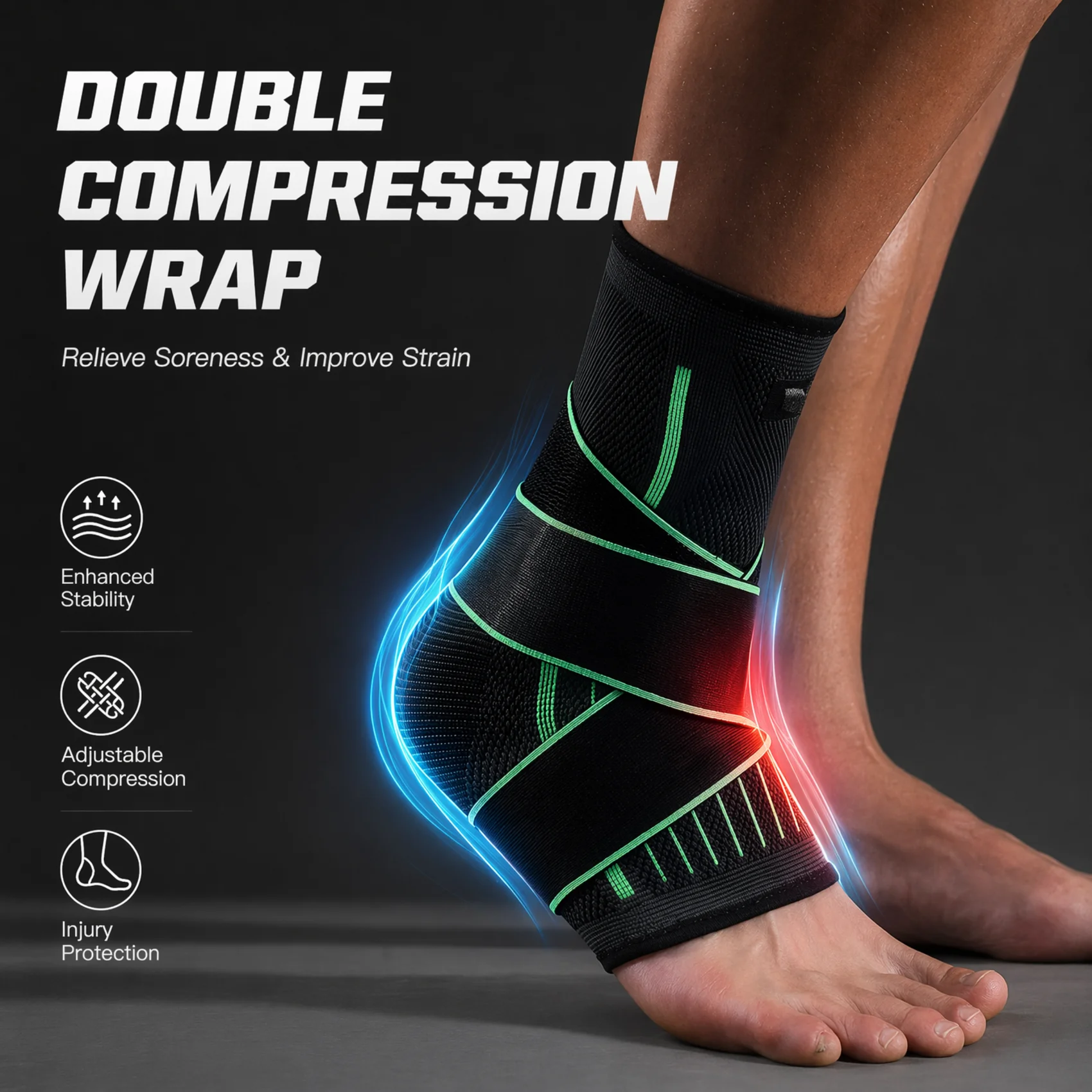 Breathable Compression Ankle B - Ankle Brace Sock のレビューと価格