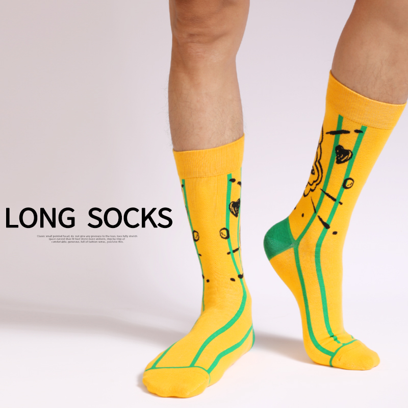 5Pairs Mens Fun Dress Socks, P - Cotton Crew Sock Pack のレビューと価格