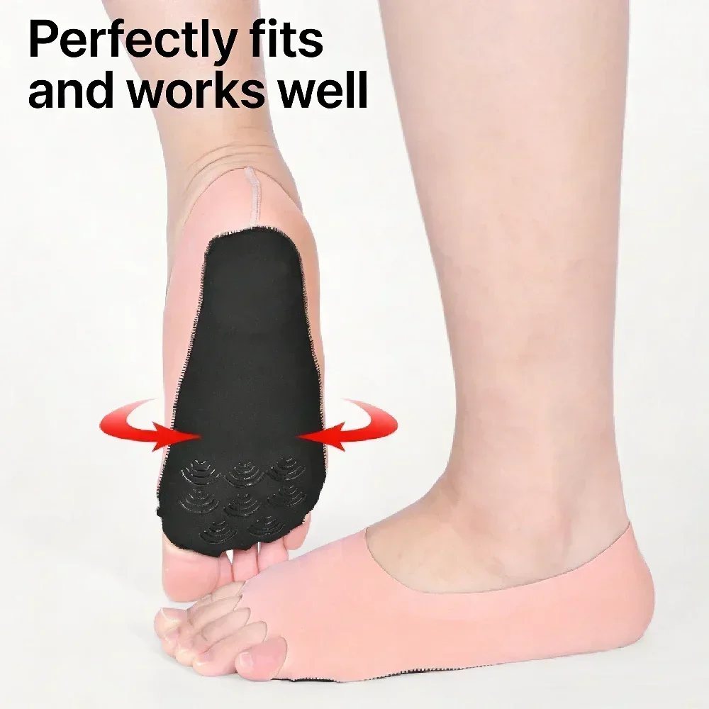 1Pair Toeless Yoga Pilates Soc - Grip Sock Yoga のレビューと価格