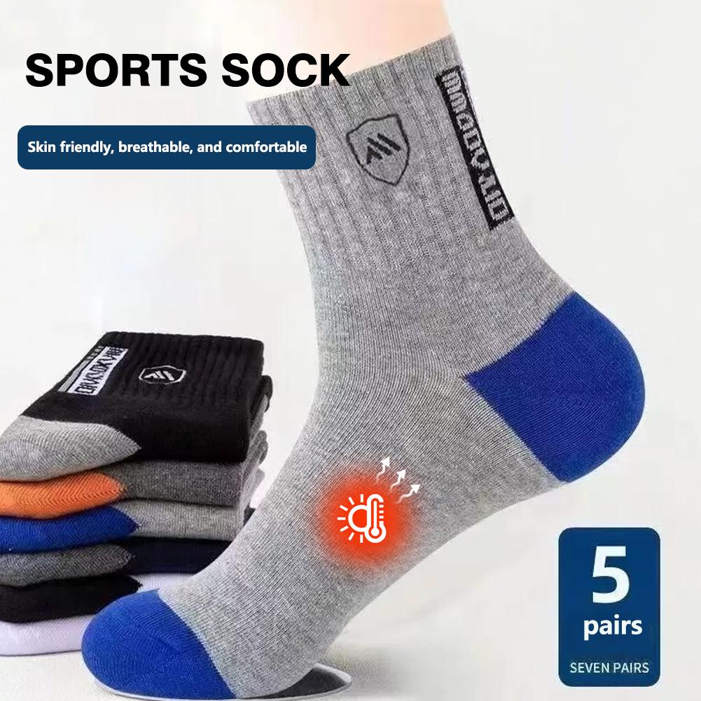 5 Pairs Men's Anti Odor & Anti - Cotton Crew Sock Pack のレビューと価格