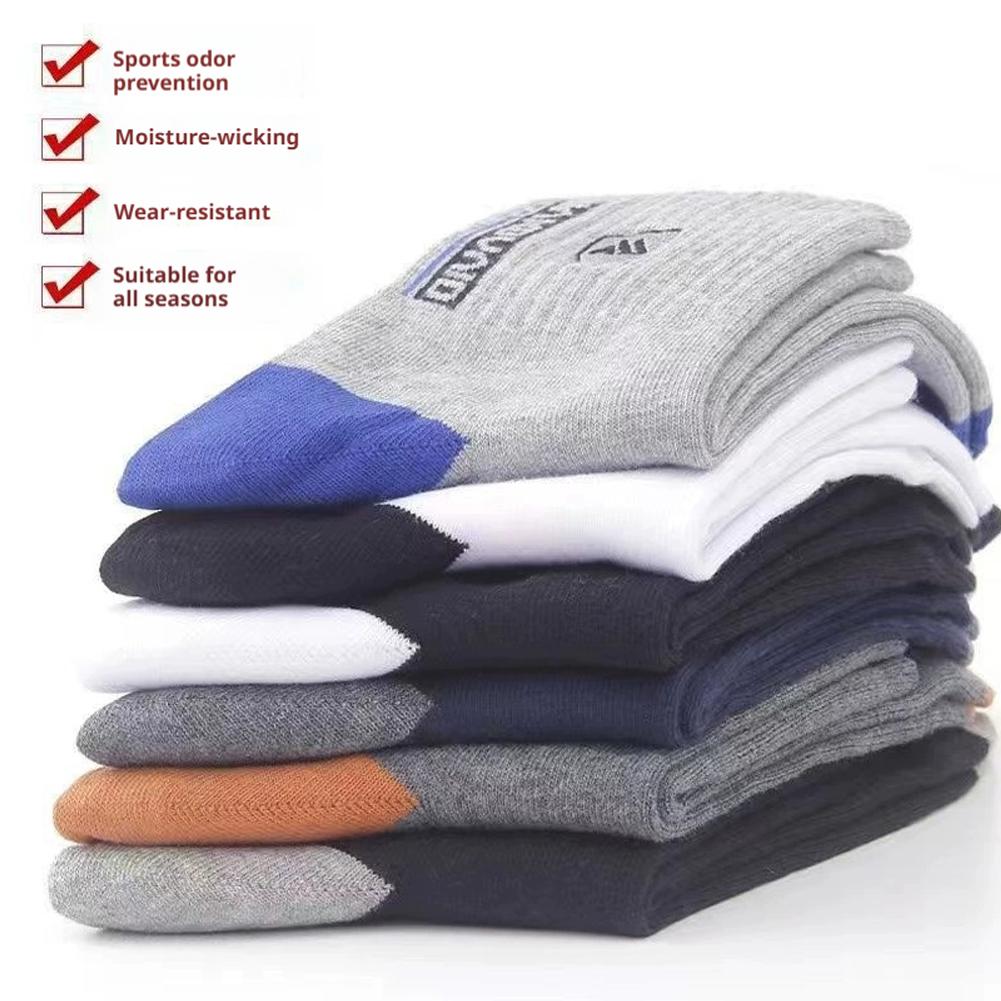 5 Pairs Men's Anti Odor & Anti - Cotton Crew Sock Pack のレビューと価格