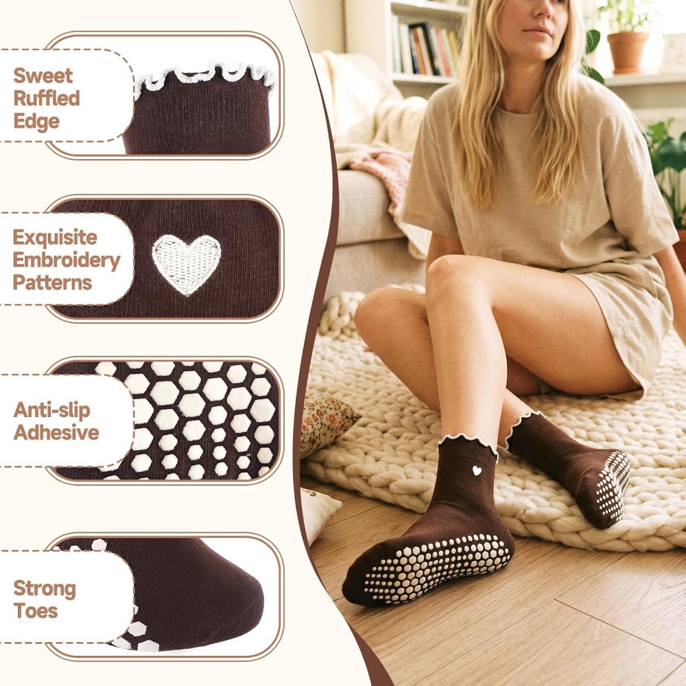Stylish Yoga Socks with Non-Sl - Grip Sock Yoga のレビューと価格