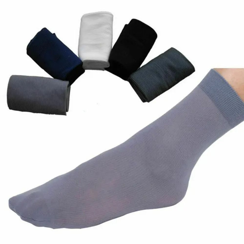 10Pairs Casual Breathable Men  - Silk Sock Bamboo のレビューと価格