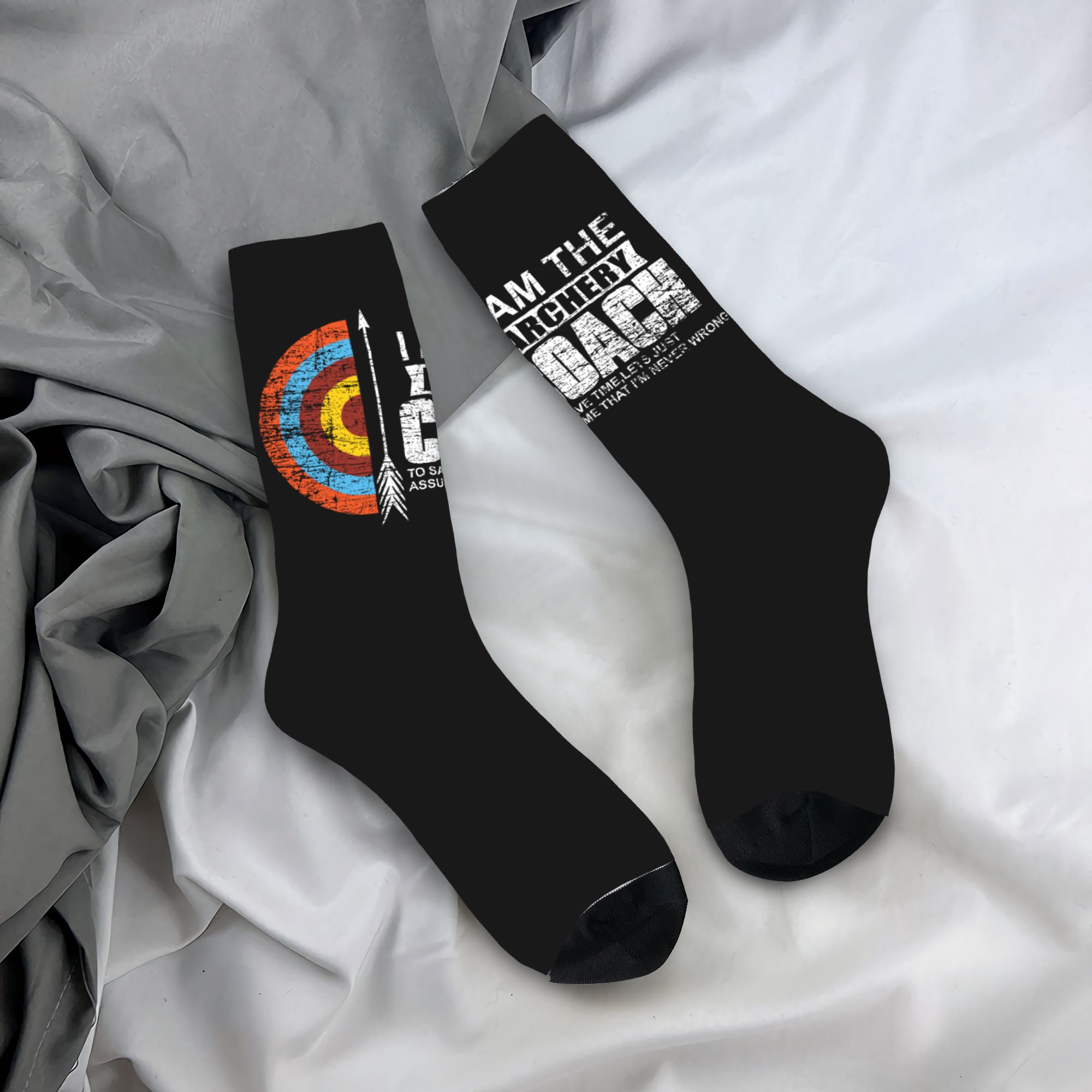 Custom Novelty Men's Archery L - Dress Sock Men のレビューと価格