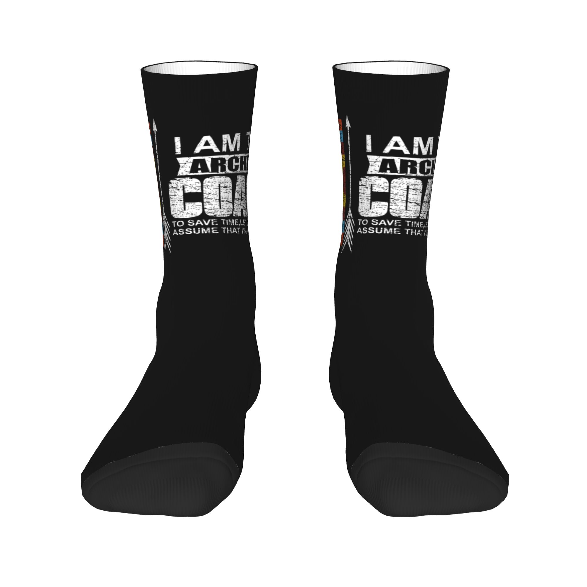 Custom Novelty Men's Archery L - Dress Sock Men のレビューと価格