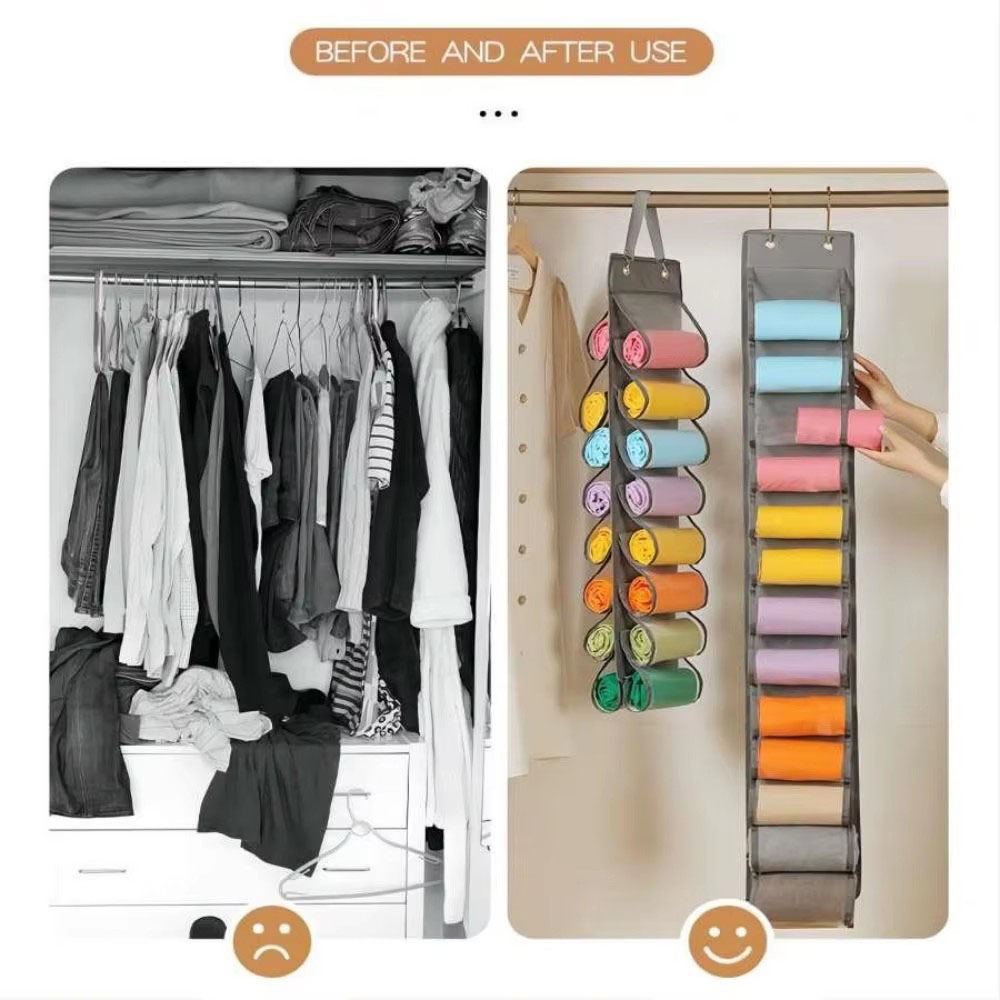 1PC Storage Bag Clothes Compar - Sock Organizer Tray のレビューと価格