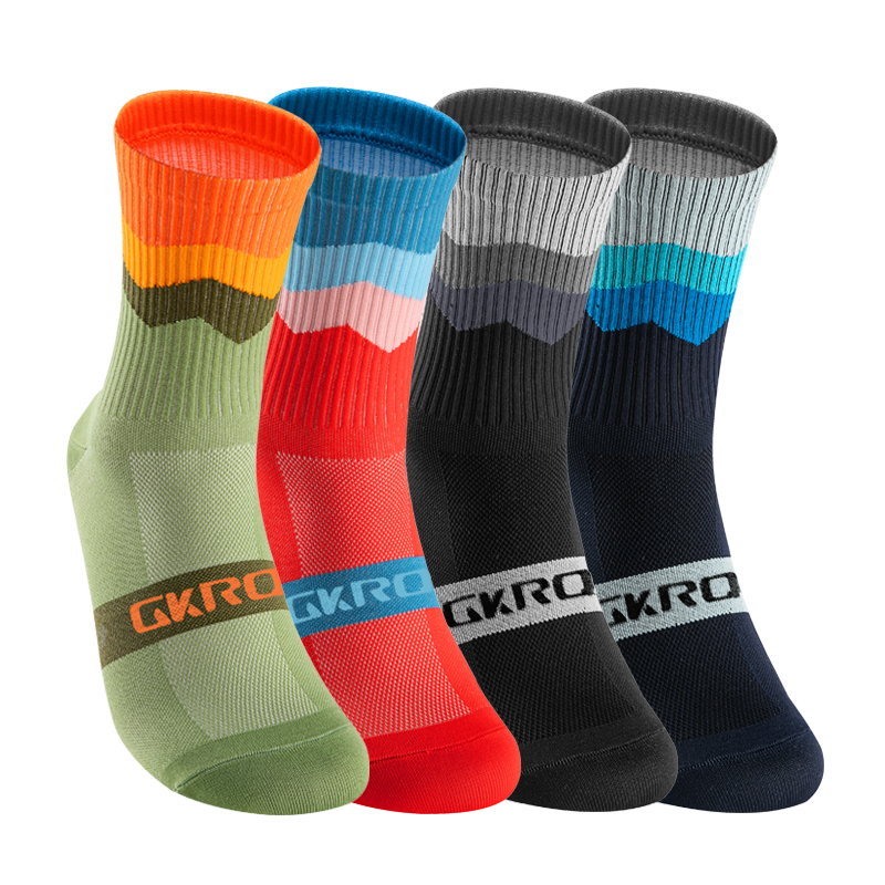 GKRQ 4 Pairs Bike Socks Men Nu - Compression Sock Medical のレビューと価格