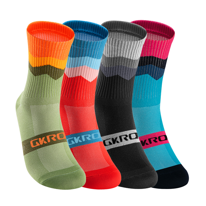GKRQ 4 Pairs Bike Socks Men Nu - Compression Sock Medical のレビューと価格