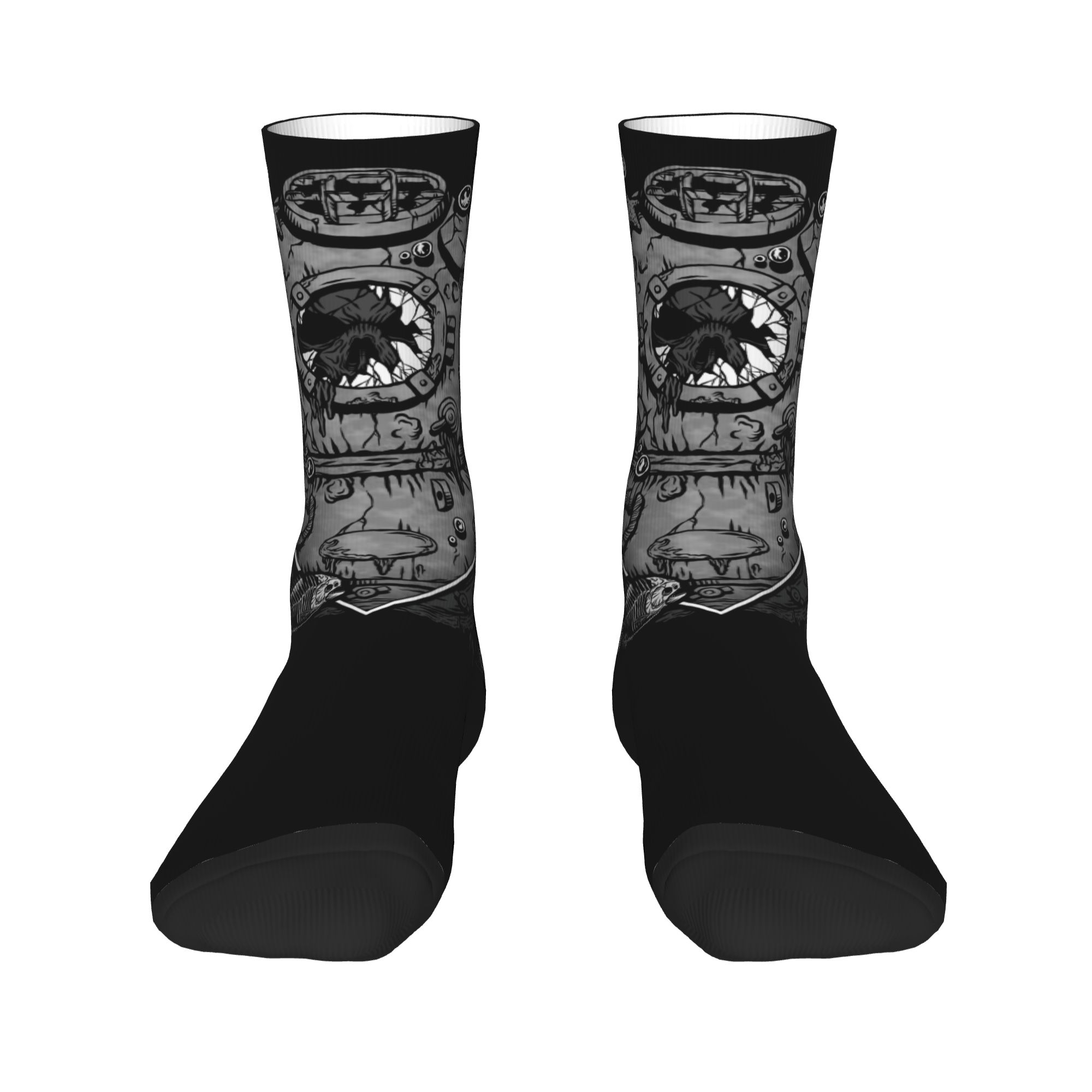 Custom Funny Mens Scuba Diving - Dress Sock Men のレビューと価格