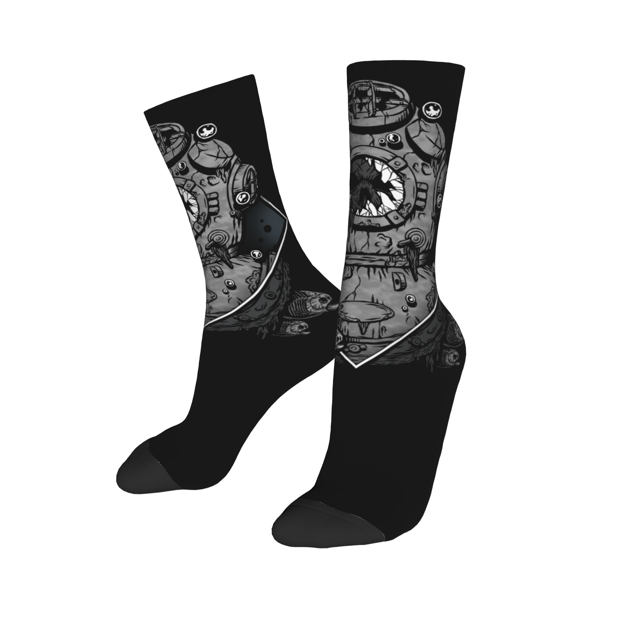 Custom Funny Mens Scuba Diving - Dress Sock Men のレビューと価格