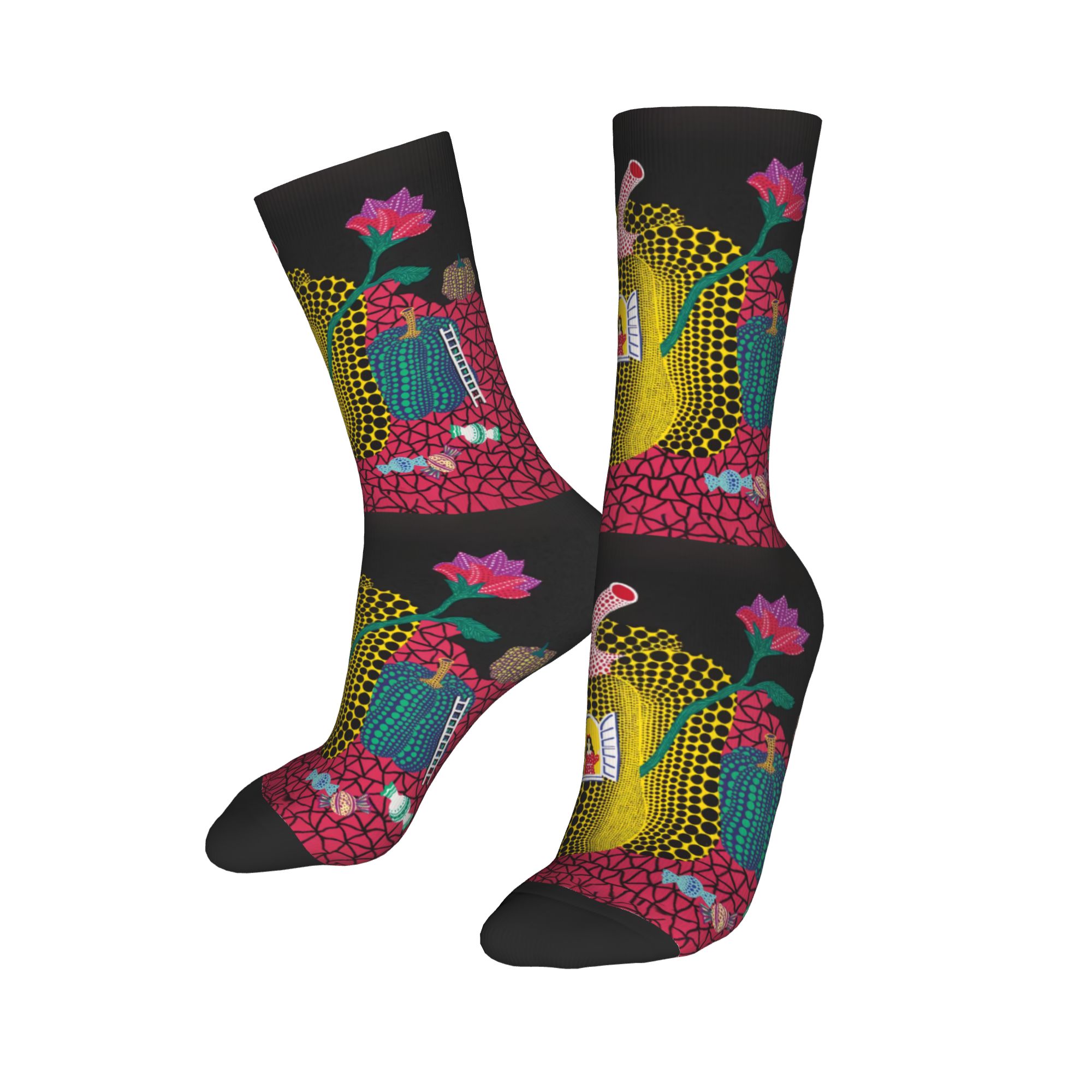 Custom Yayoi Kusama Abstract P - Dress Sock Men のレビューと価格