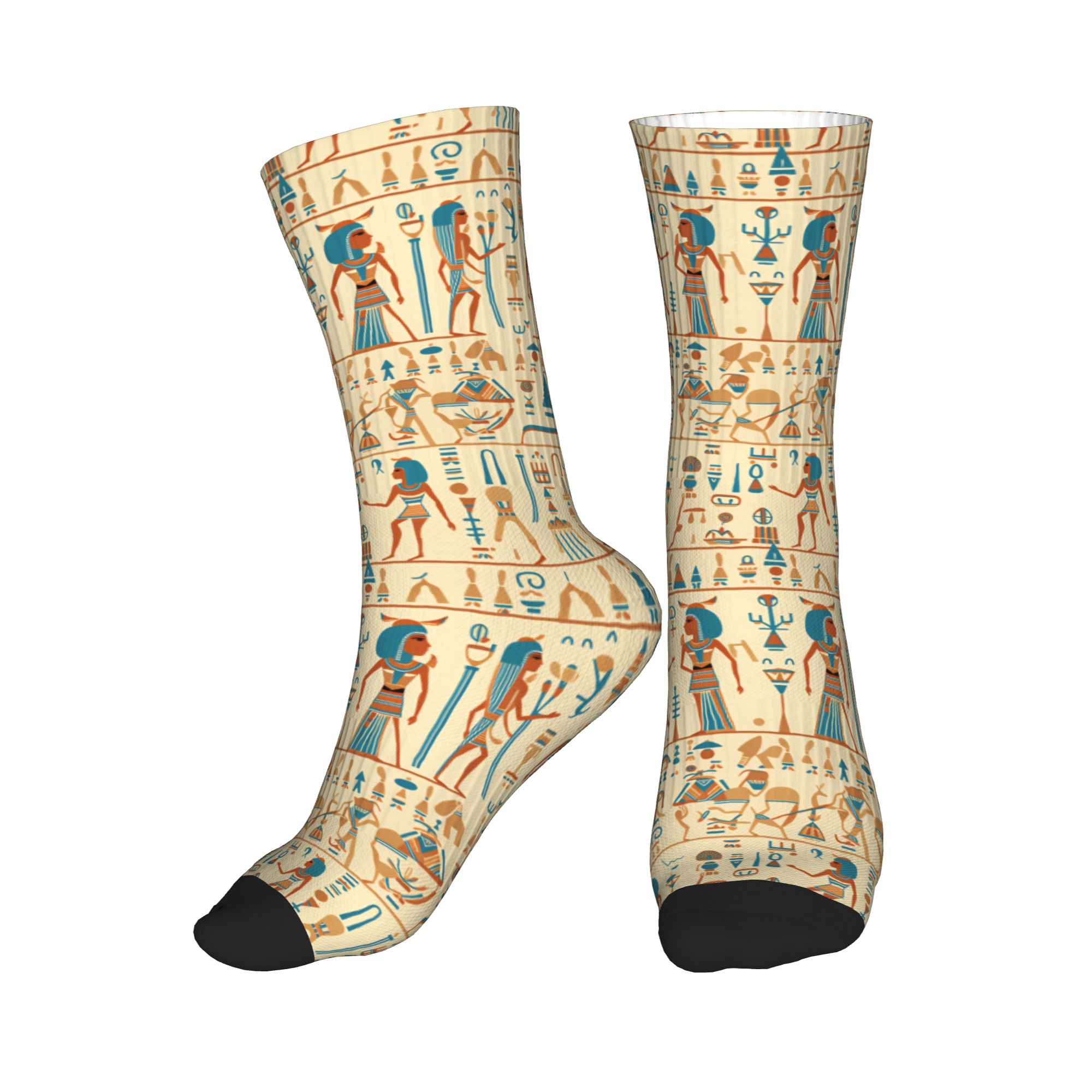 Egyptian Gods And Symbols Patt - Dress Sock Men のレビューと価格