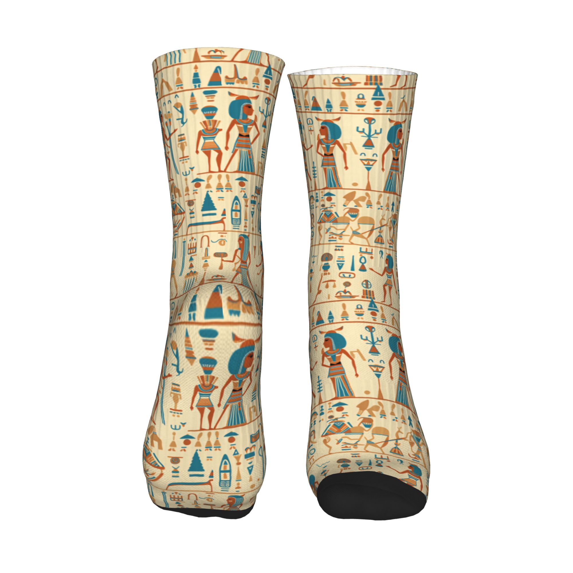 Egyptian Gods And Symbols Patt - Dress Sock Men のレビューと価格
