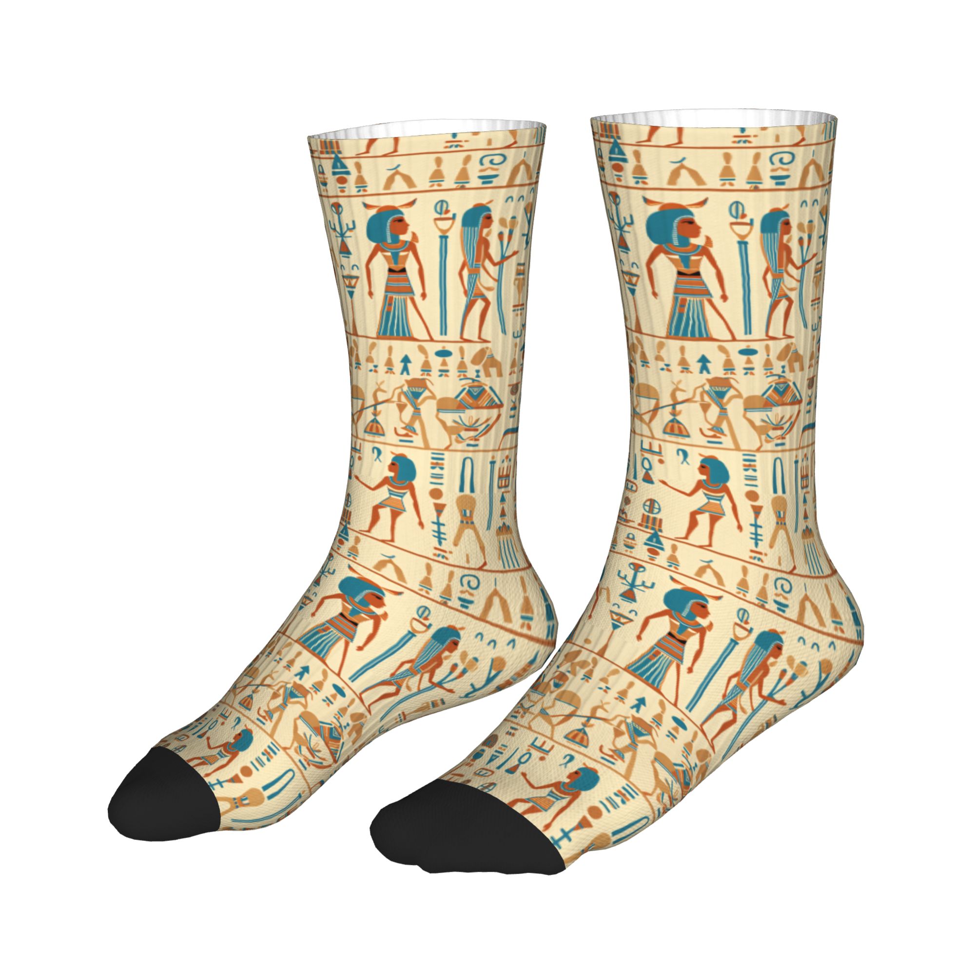 Egyptian Gods And Symbols Patt - Dress Sock Men のレビューと価格