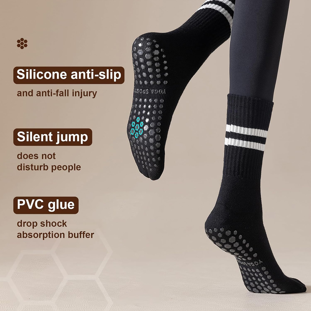 Yoga Pilates Socks with Grips  - Grip Sock Yoga のレビューと価格
