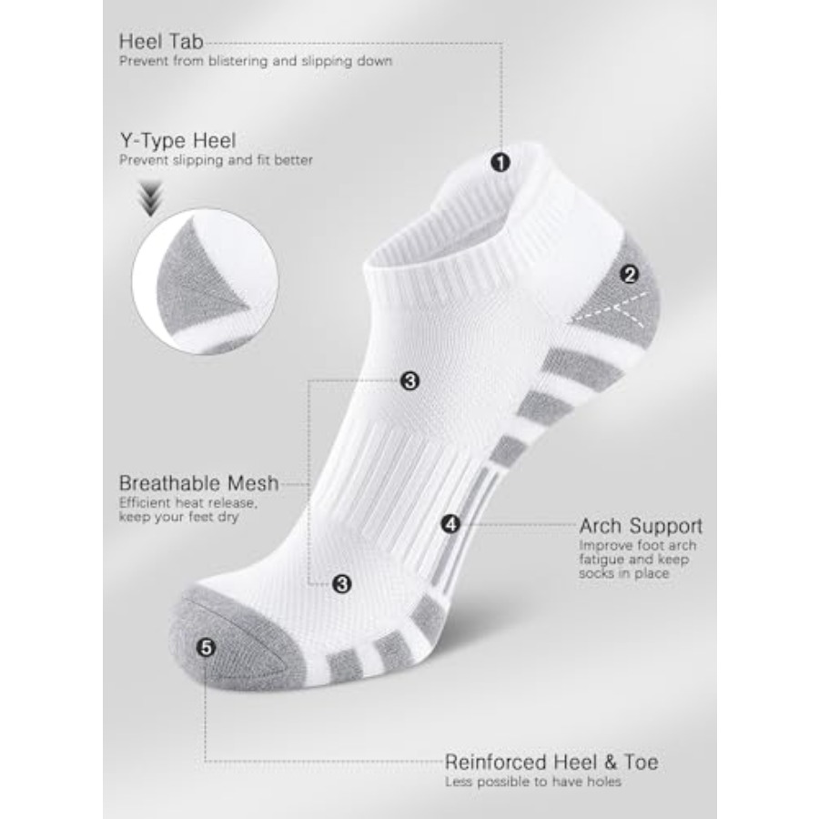 Airacker Athletic Running Ankl - Ankle Sock Low Cut のレビューと価格
