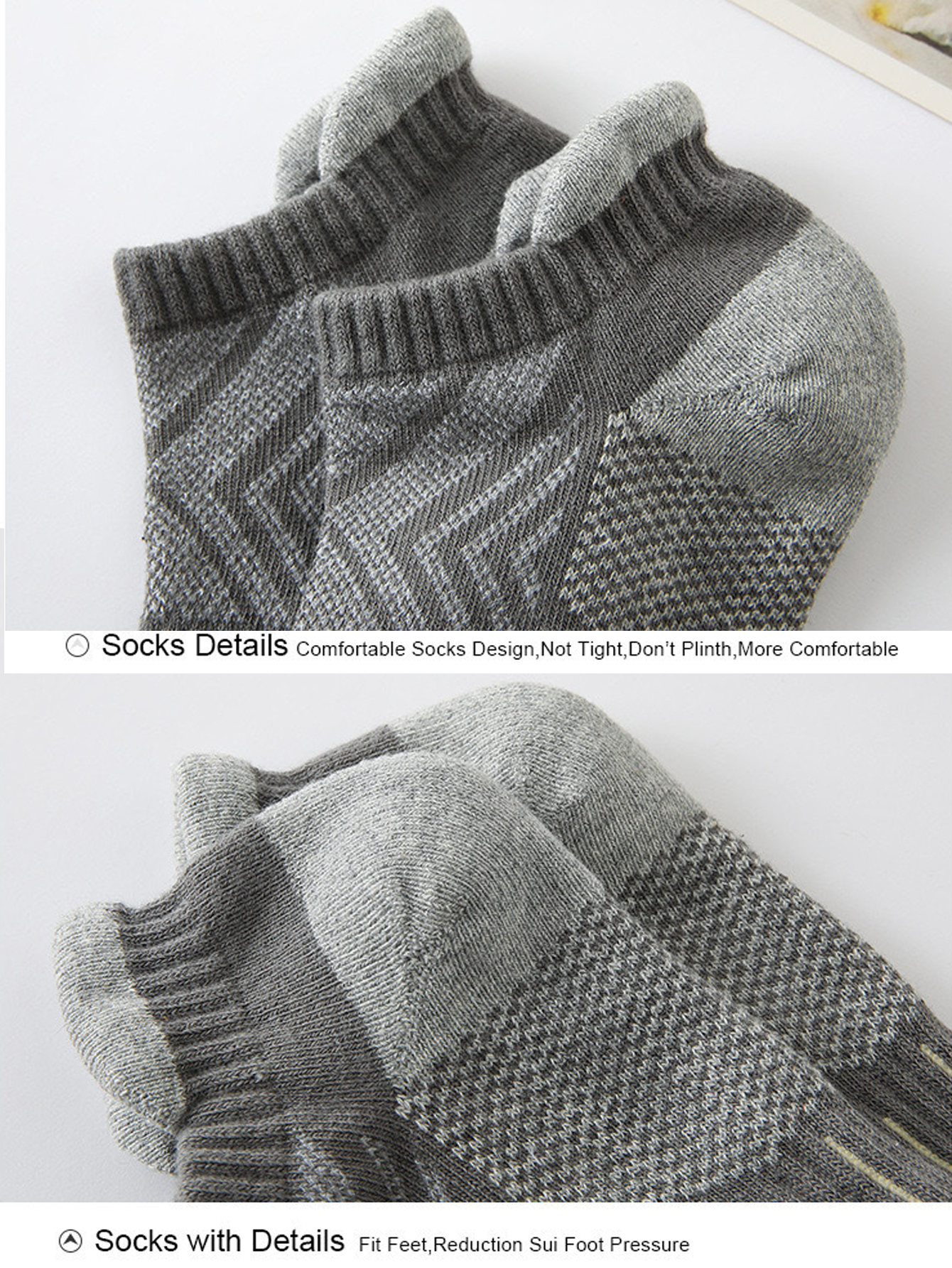 6/12 Pairs Cushioned Athletic  - Ankle Sock Low Cut のレビューと価格