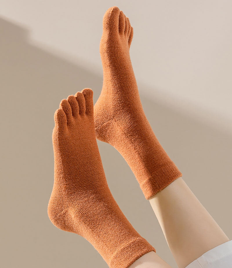 Autumn Winter Thicken Cashmere - Toe Sock Split のレビューと価格