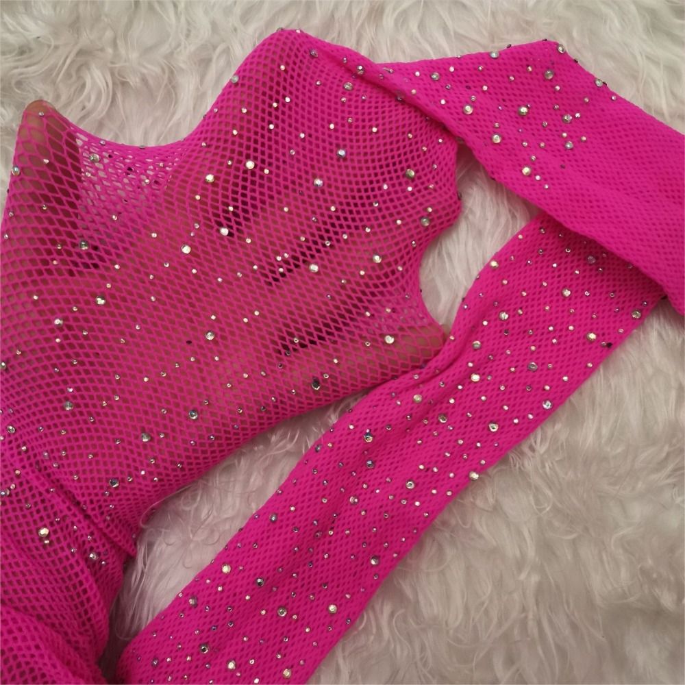 Trendy Shiny Fishnet Tights Sm - Fishnet Stocking Women のレビューと価格