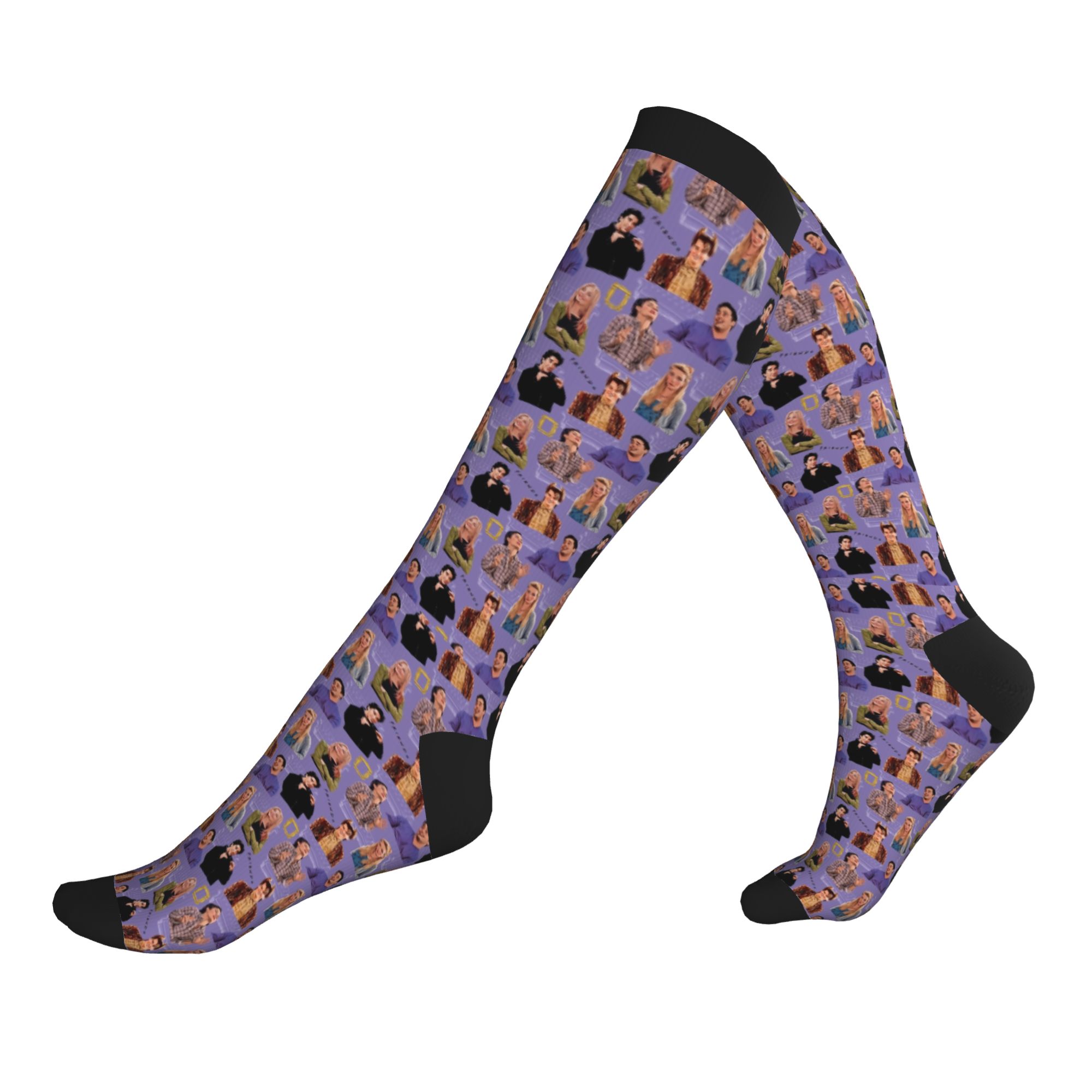 Friends Symbol Collage TV Show - No Show Sock Women のレビューと価格