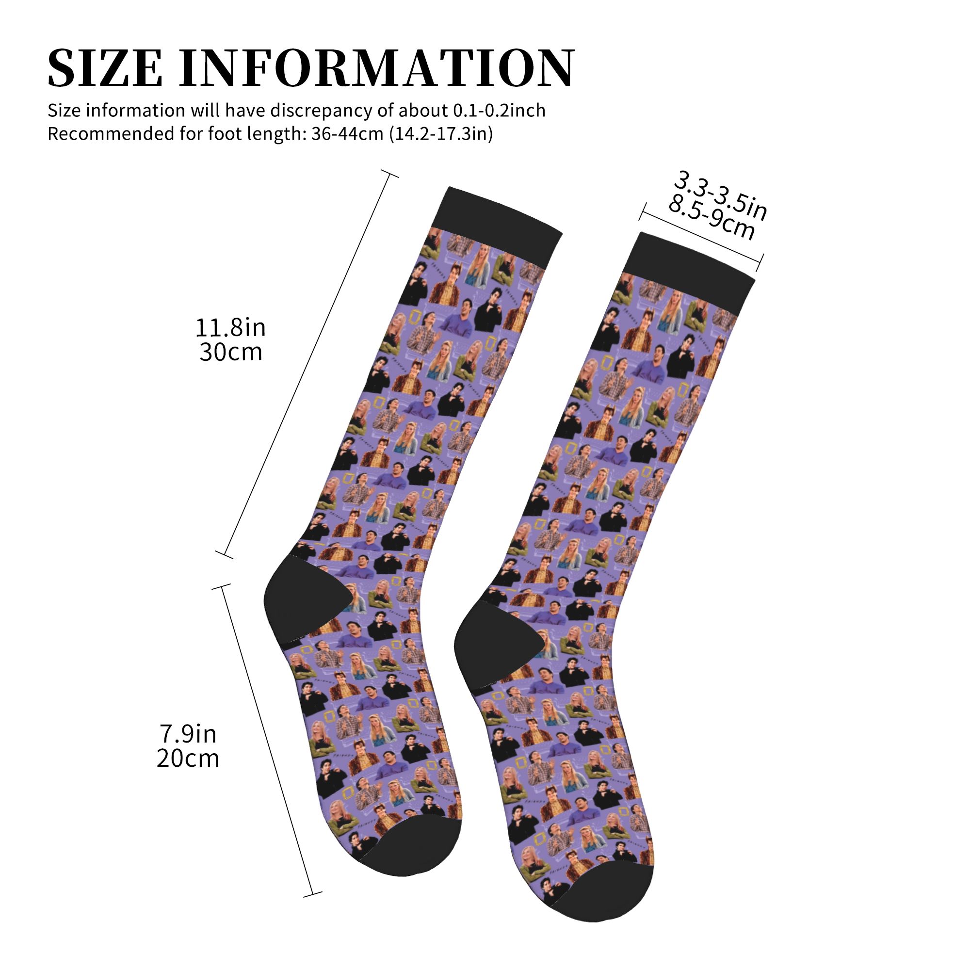 Friends Symbol Collage TV Show - No Show Sock Women のレビューと価格