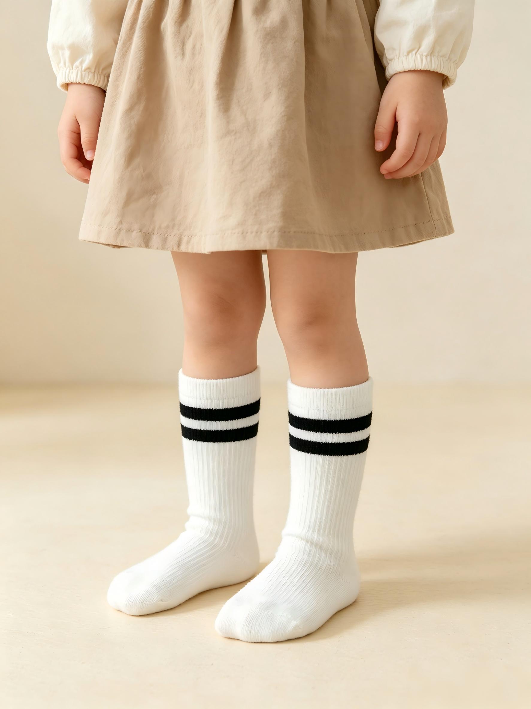 4-Pack Baby Toddler Striped Cr - Cotton Crew Sock Pack のレビューと価格